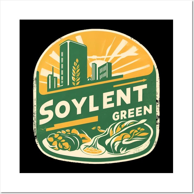 Green Horizon: Soylent-Inspired Tee Wall Art by FandomFaschion